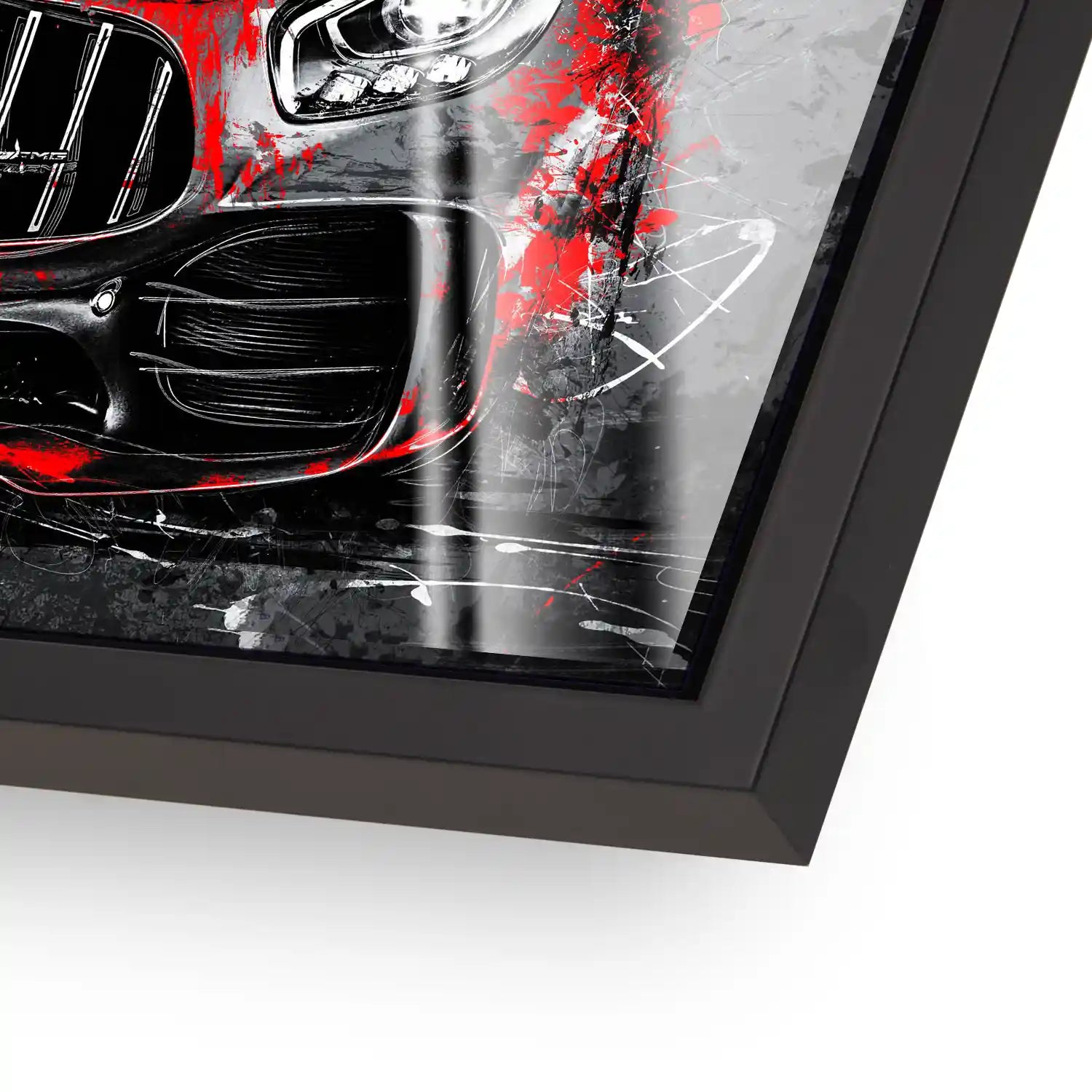 Mercedes AMG GT Abstrakt Style Acrylglas Bild INGALERIE