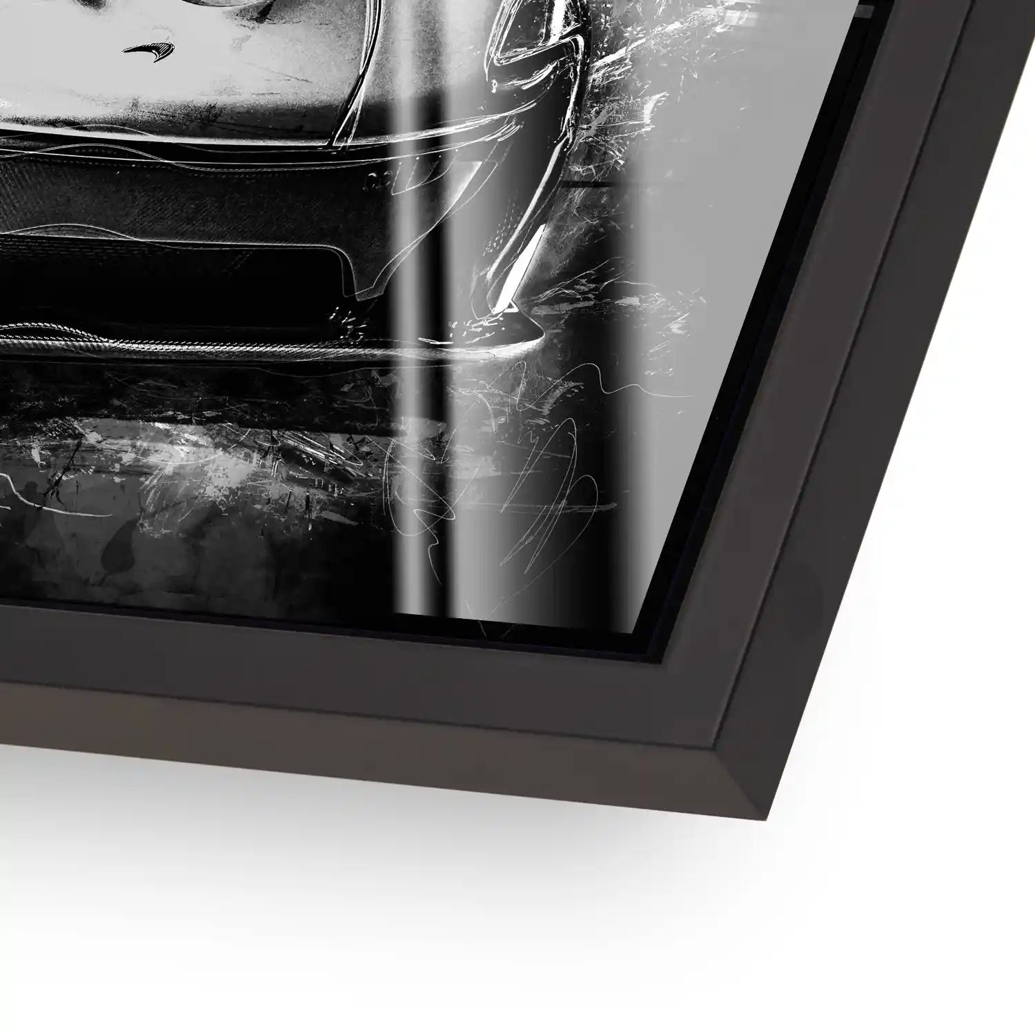 McLaren Abstrakt Black Acrylglas Bild INGALERIE