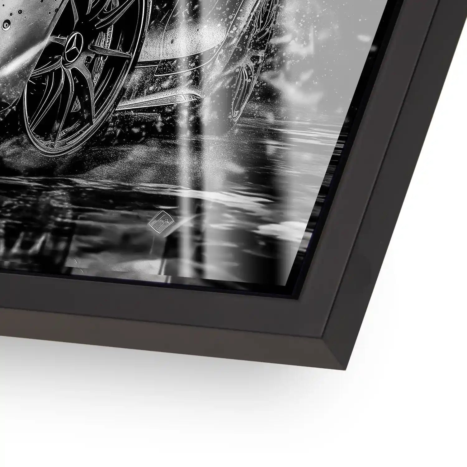Mercedes AMG GT Dark Style Acrylglas Bild INGALERIE