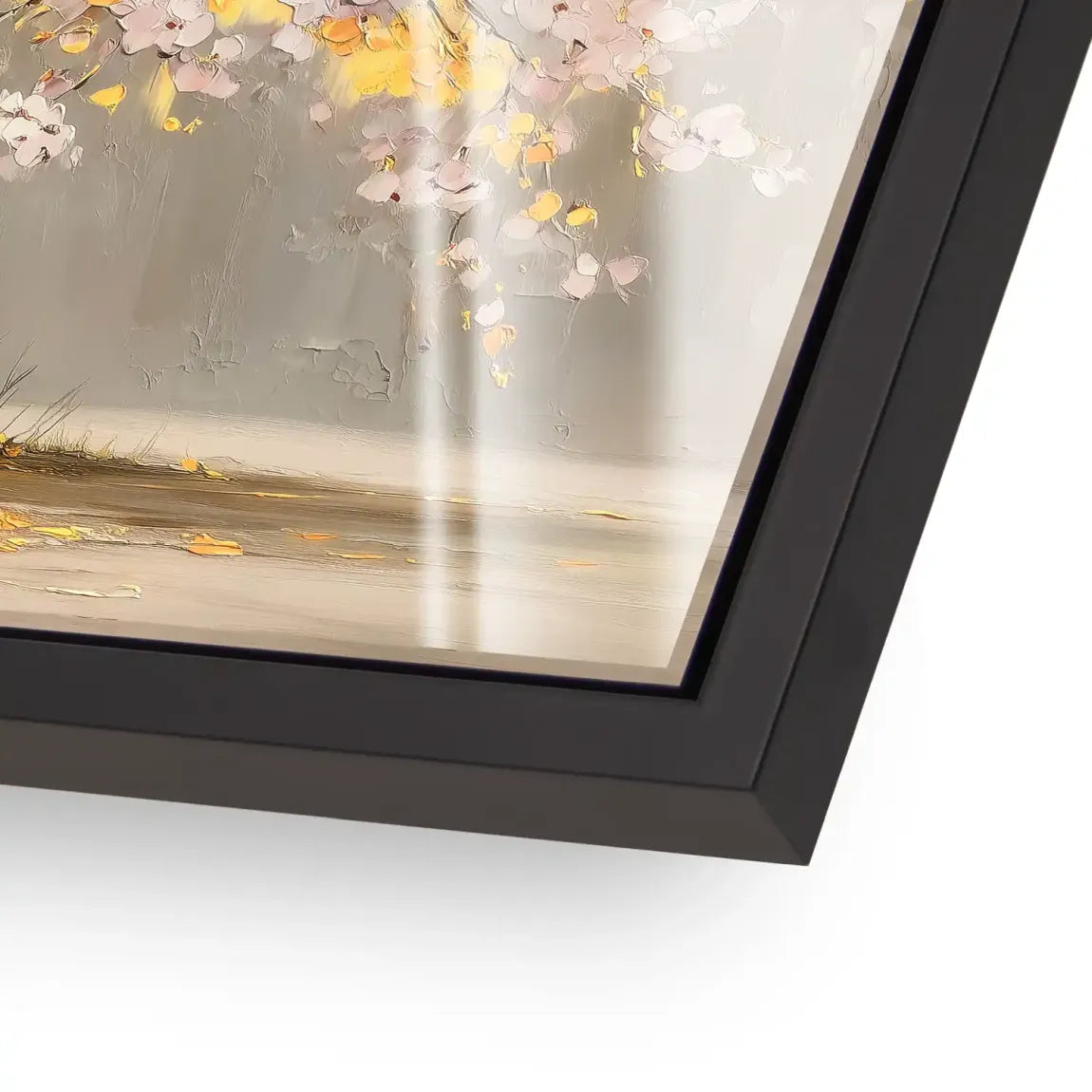 Gold Leaf Tree Art Acrylglas Bild