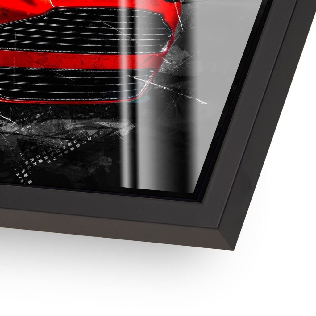 Aston Martin Abstrakt Red Style Acrylglas Bild INGALERIE
