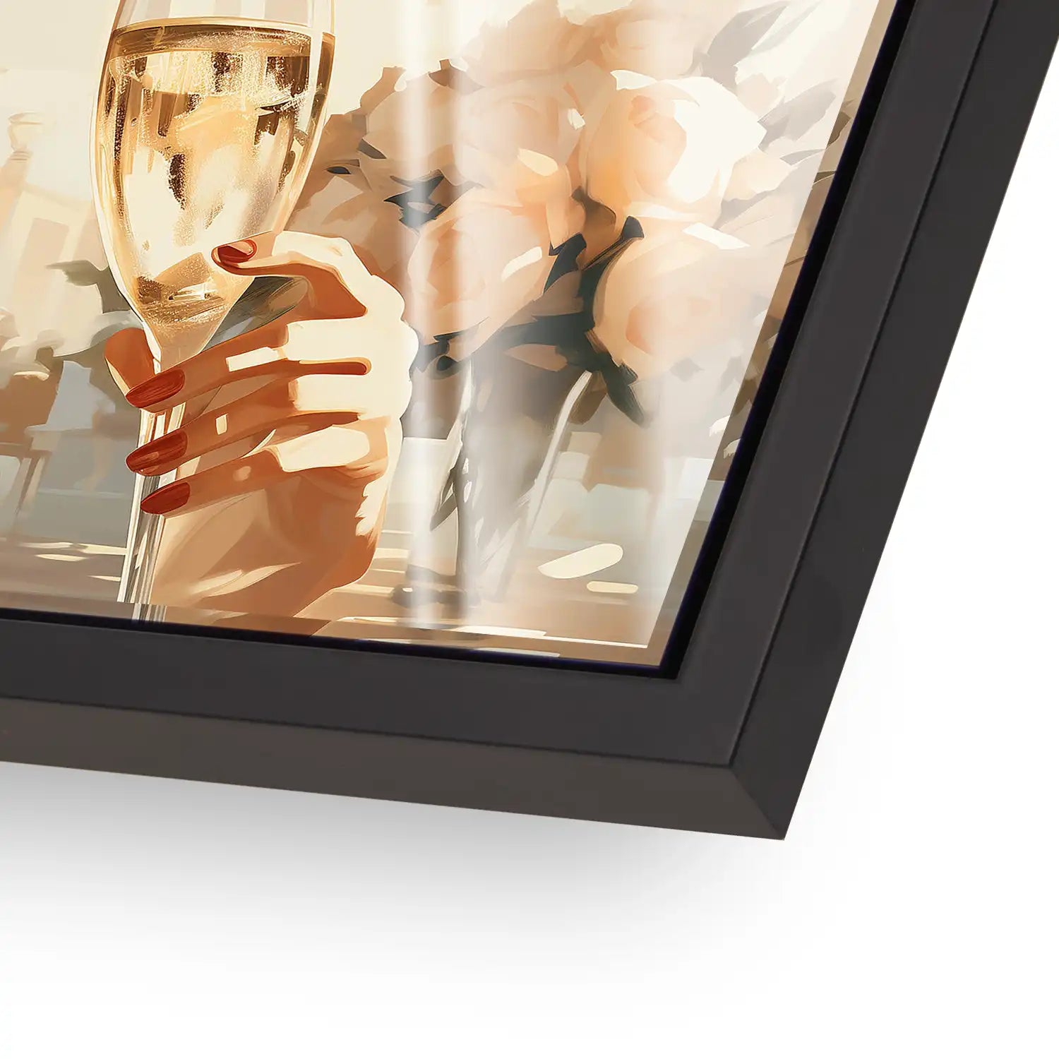 Glamour Champagner Acrylglas Bild INGALERiE