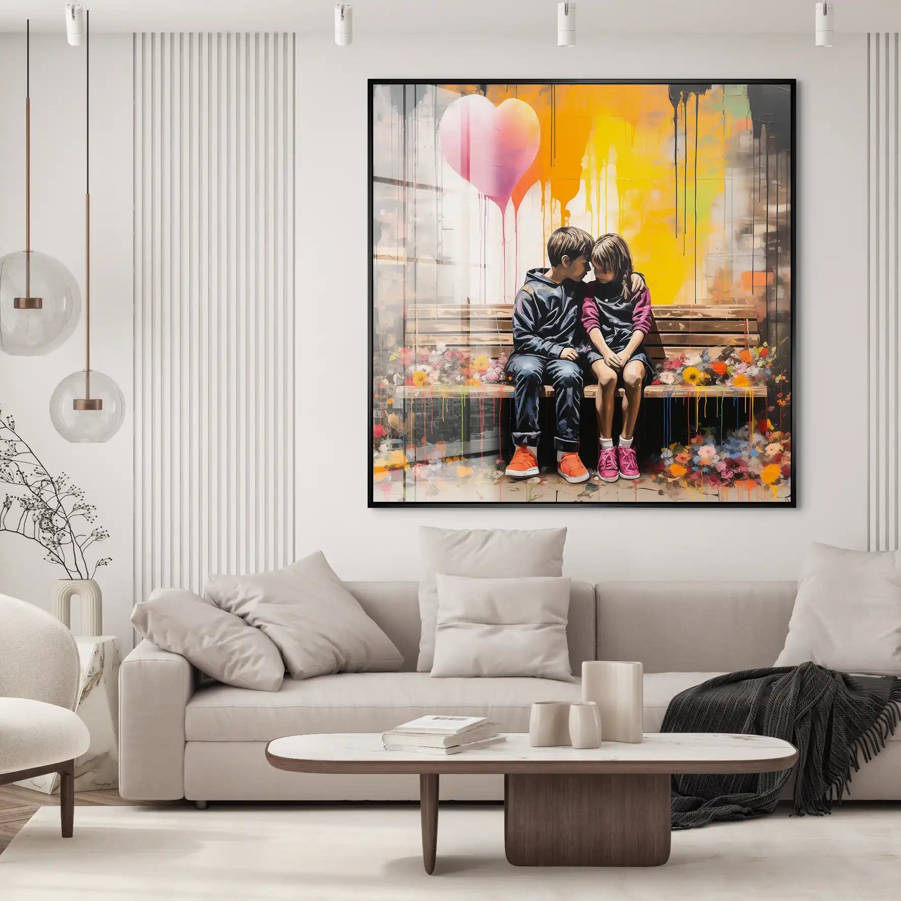 Remember Banksy Style Acrylglas Bild INGALERIE