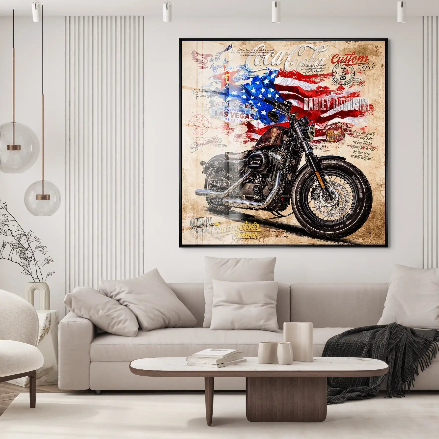 American Pulse auf Acrylglas INGALERIE