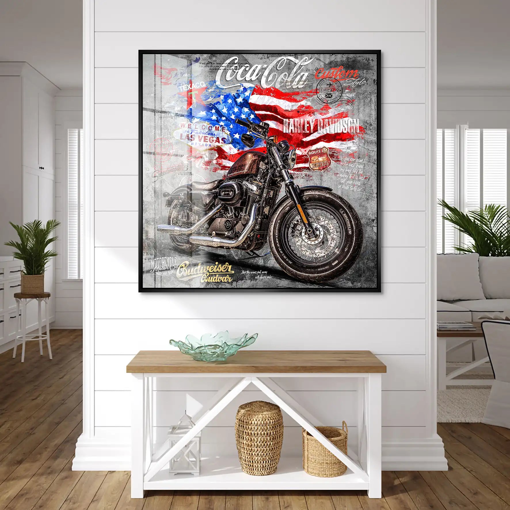 Route Liberty auf Acrylglas INGALERIE