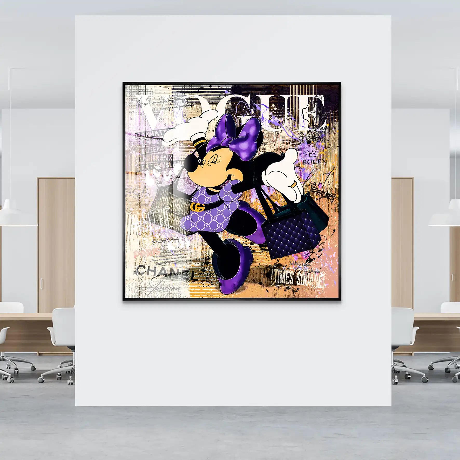 Minnie Vogue Acrylglas Bild INGALERIE