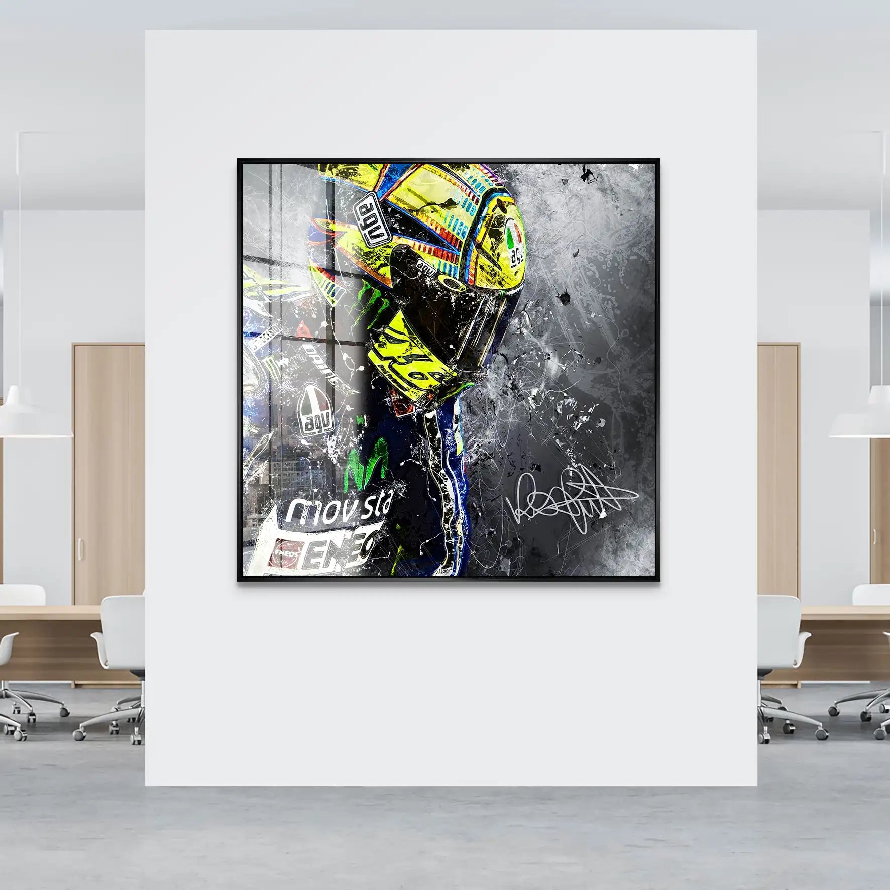 Rossi Abstrakt Style Acrylglas Bild INGALERIE