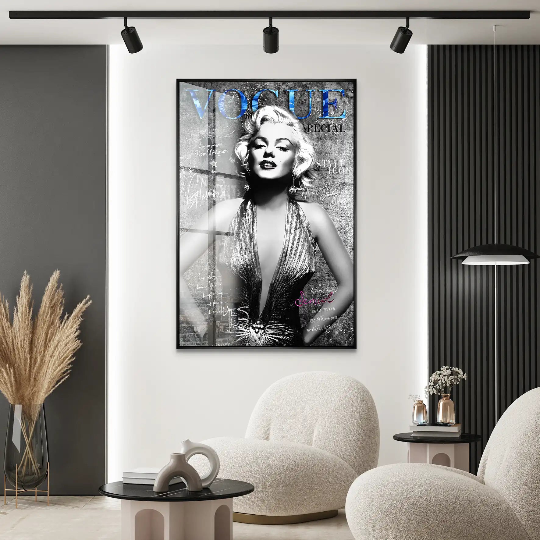 Marilyn Vogue Acrylglas Bild INGALERIE