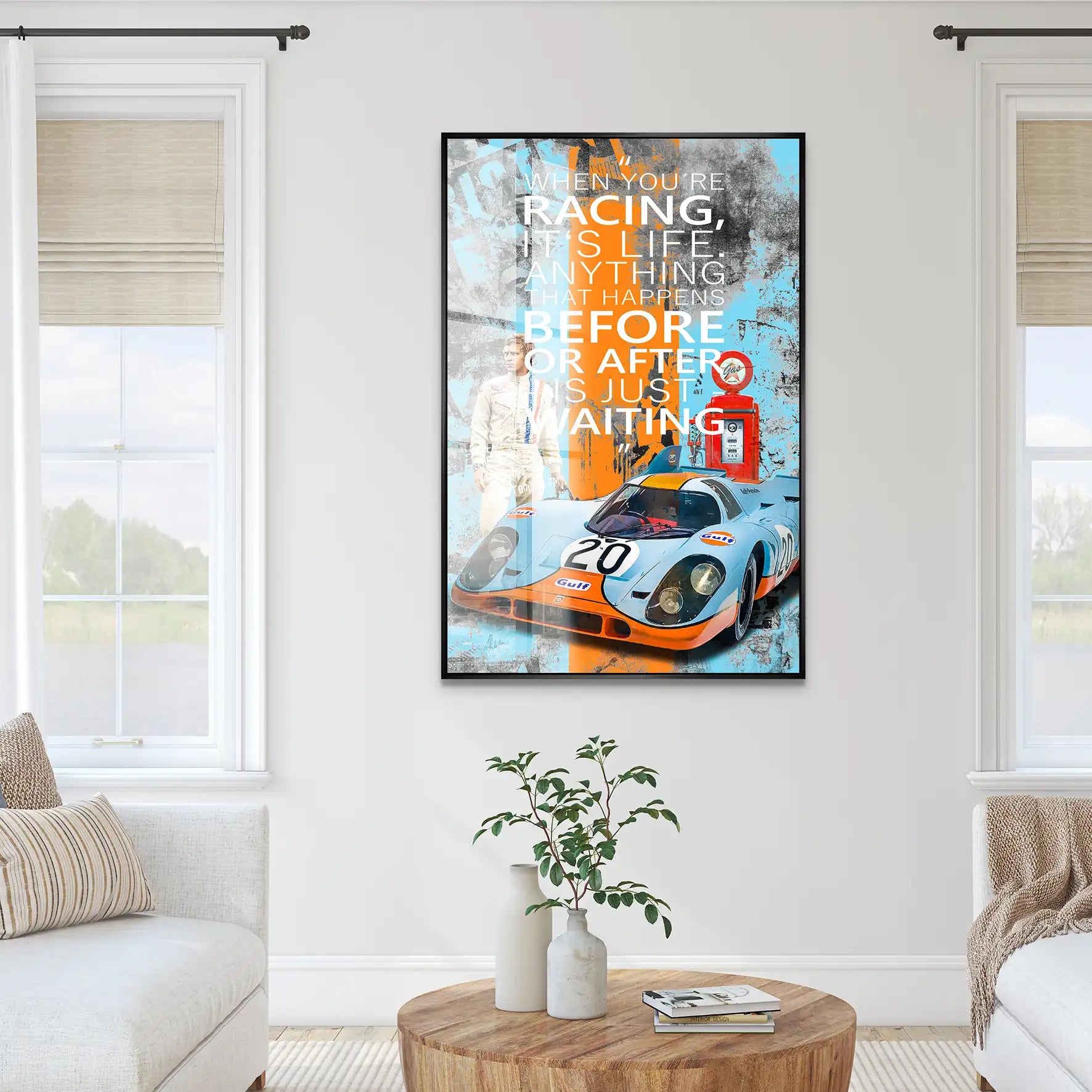 Steve Racing Is Life Acrylglas Bild INGALERIE