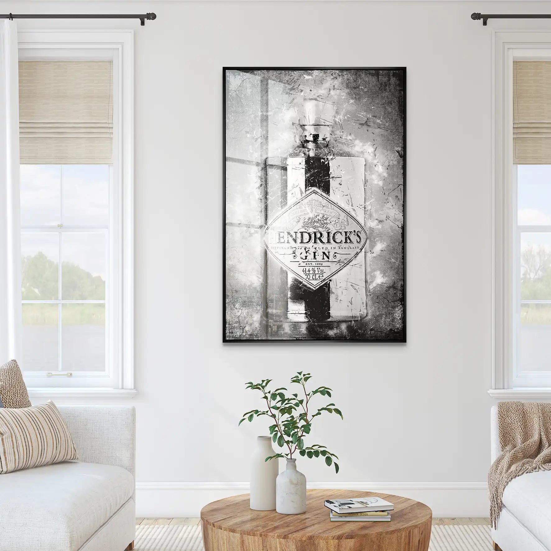Gin Abstrakt Acrylglas Bild INGALERIE