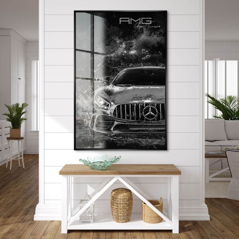 Mercedes AMG GT Black Style Acrylglas Bild INGALERIE
