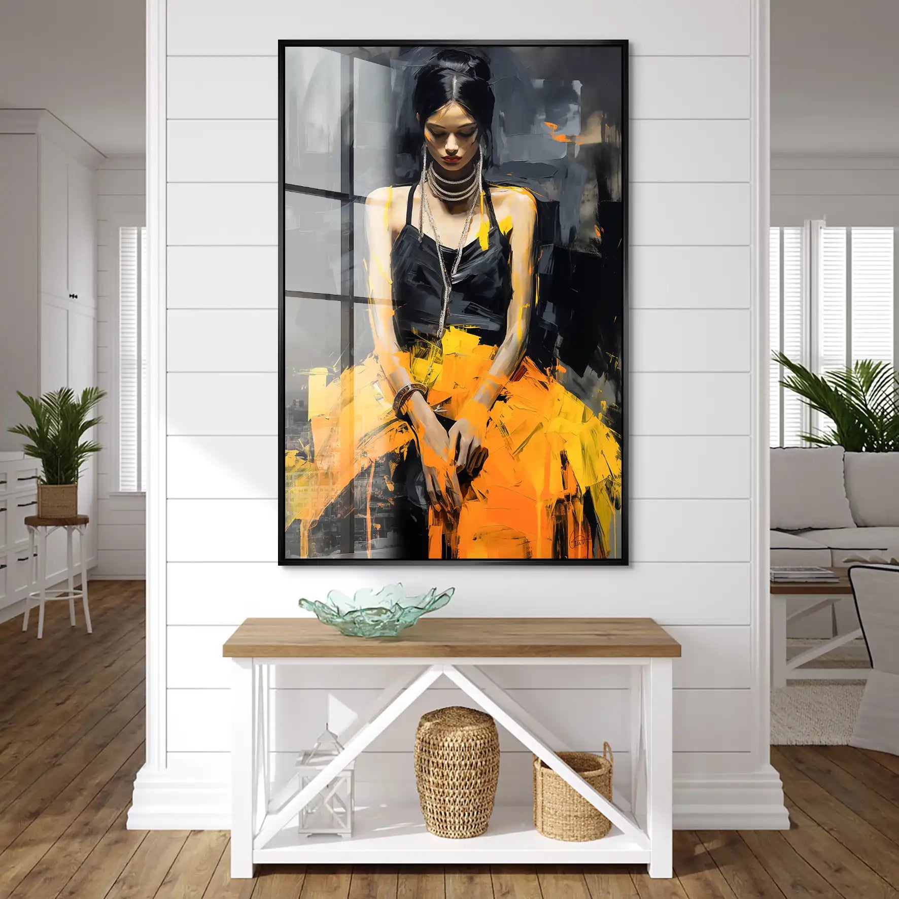 Beauty and Shy Acrylglas Bild INGALERIE