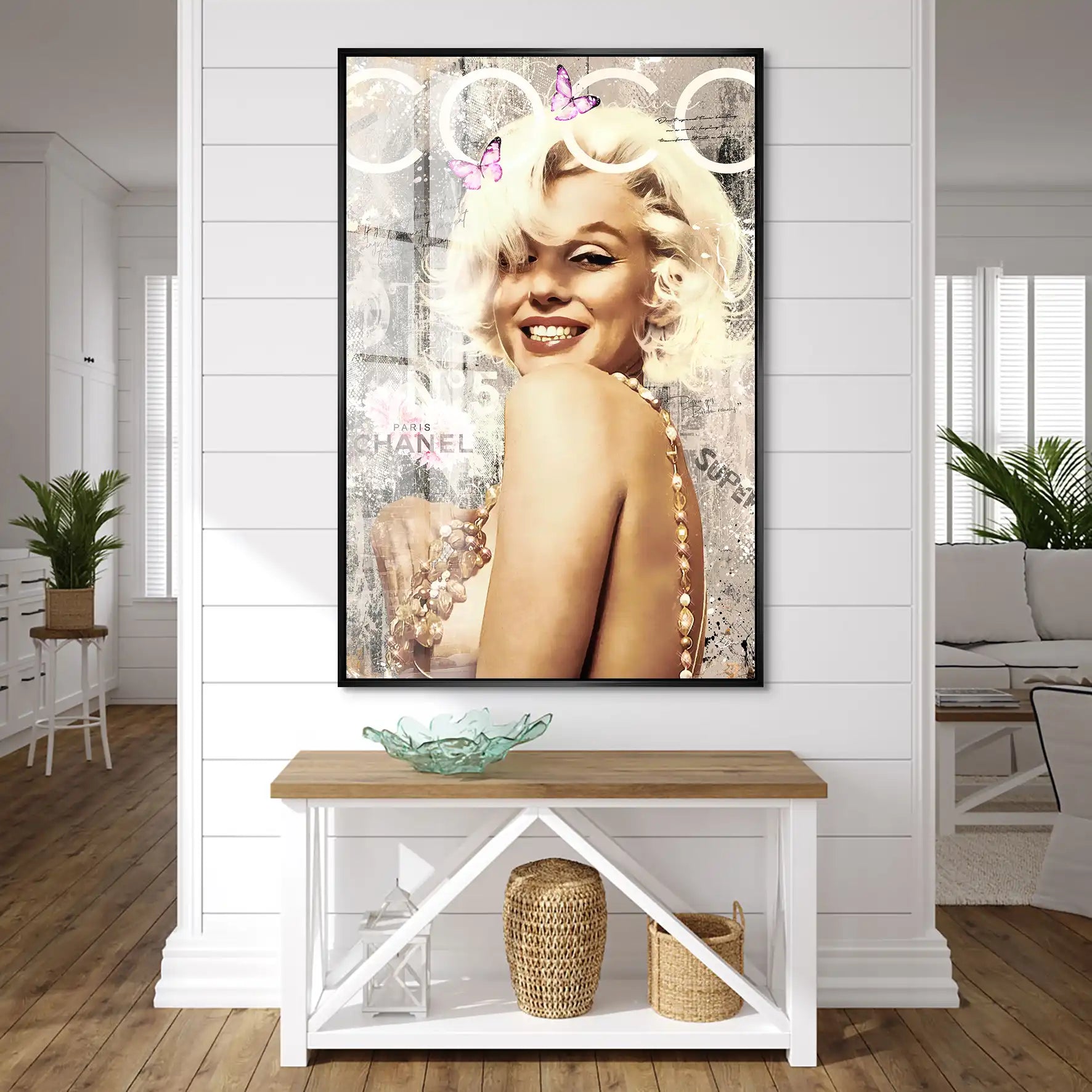 Marilyn Coco Retro Acrylglas Bild INGALERIE