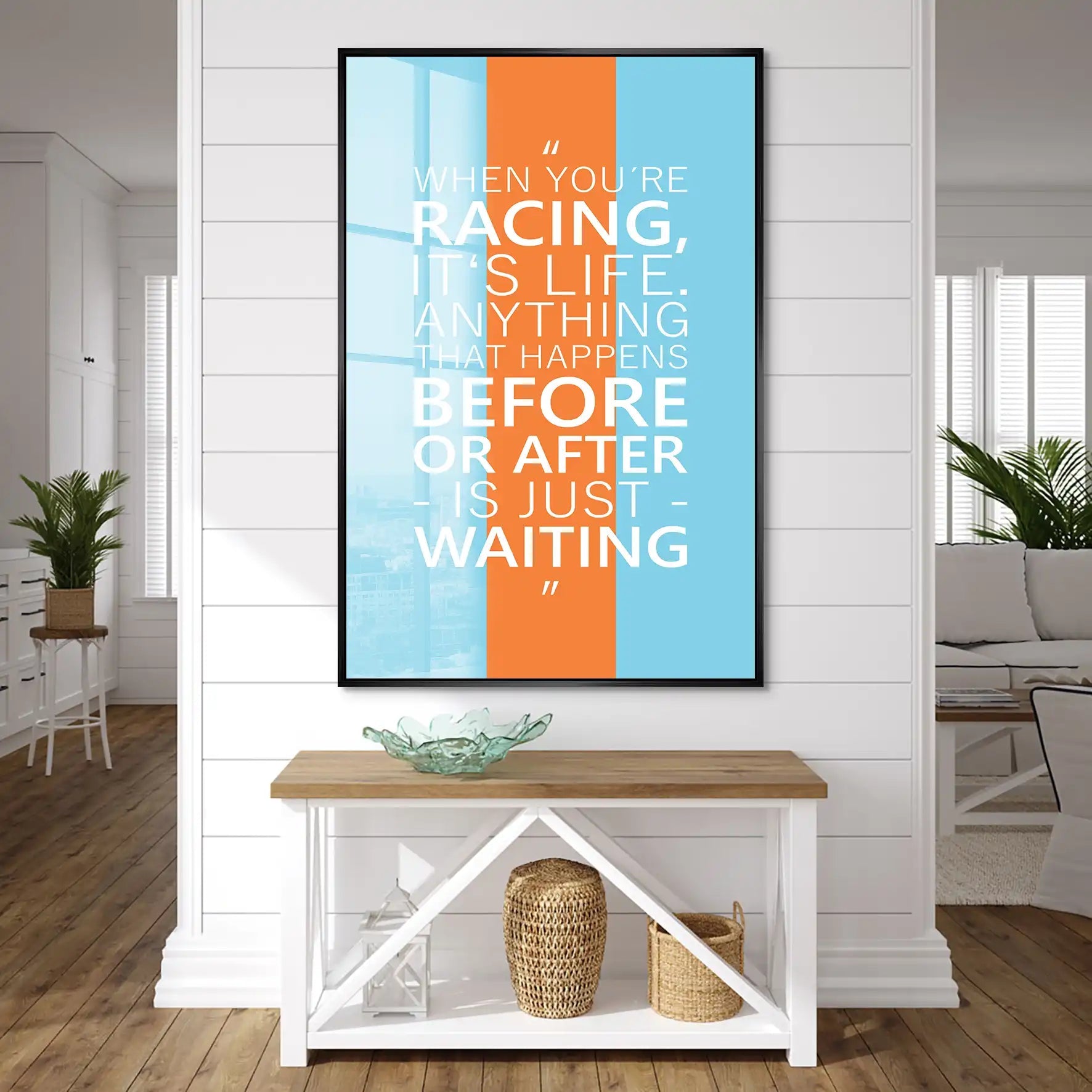 Racing Is Life Acrylglas Bild INGALERIE