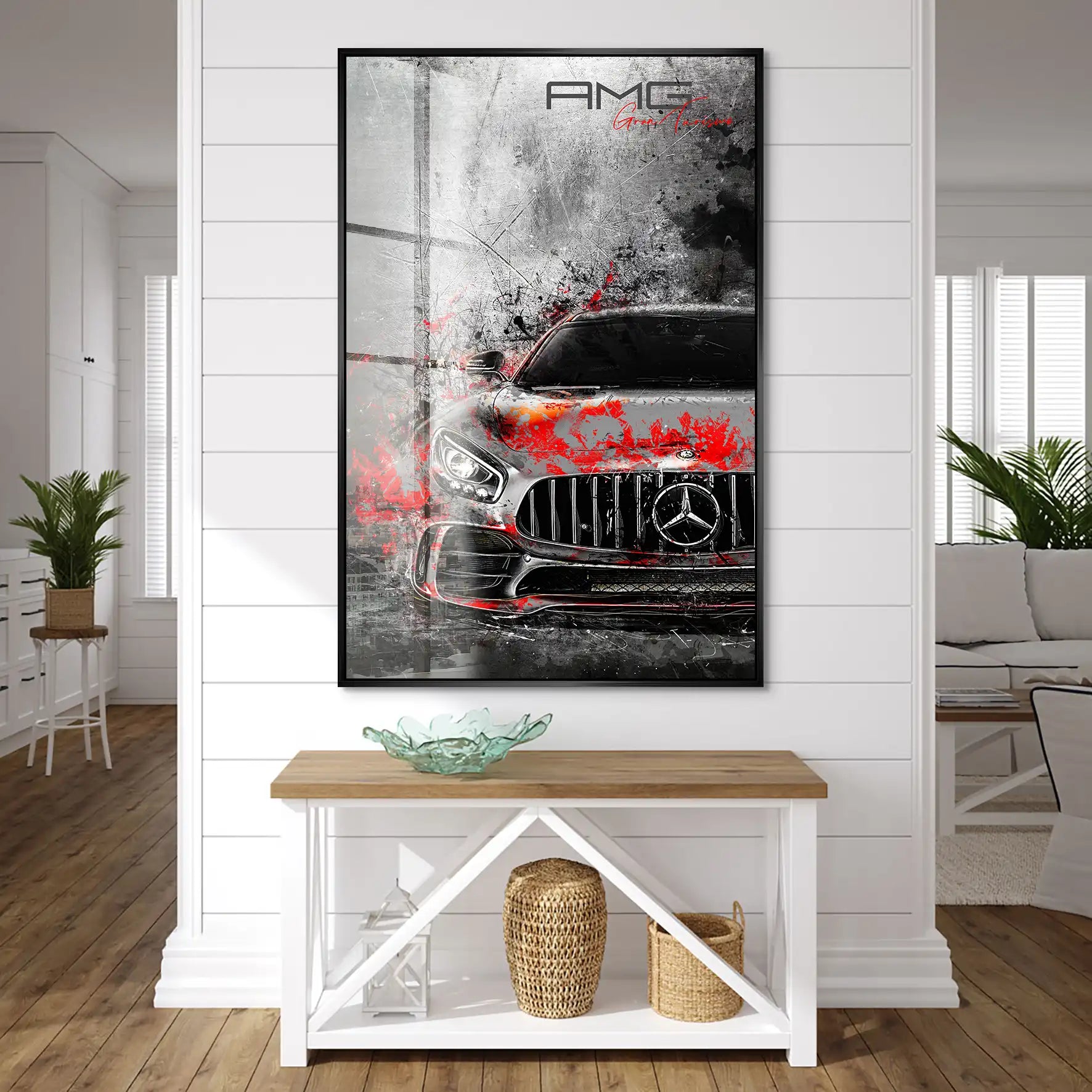 Mercedes AMG GT Abstrakt Modern Acrylglas Bild INGALERIE