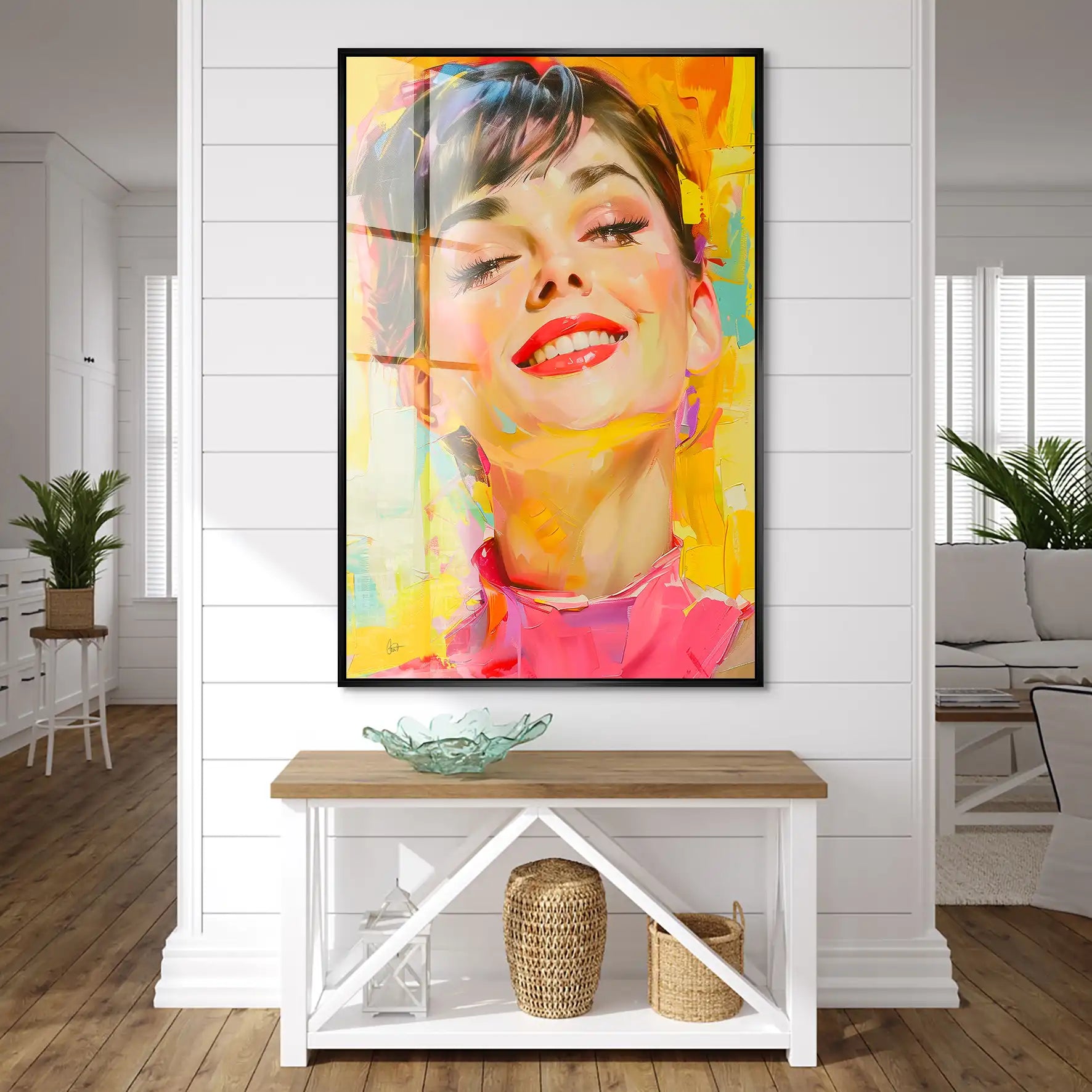 Audrey Modern Art Acrylglas Bild INGALERIE