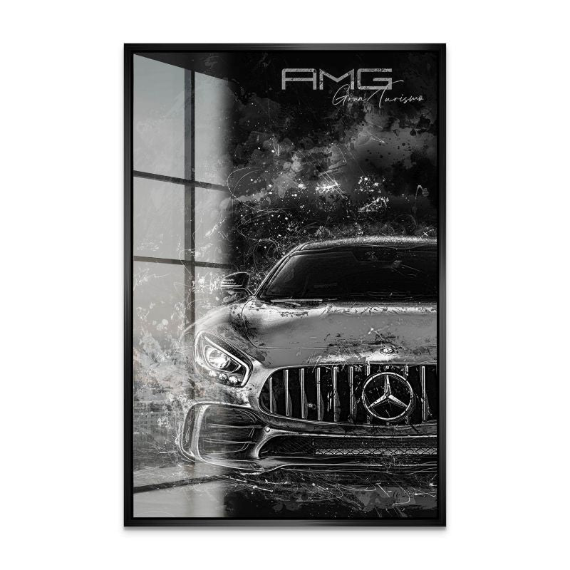 Mercedes AMG GT Black Style Acrylglas Bild INGALERIE