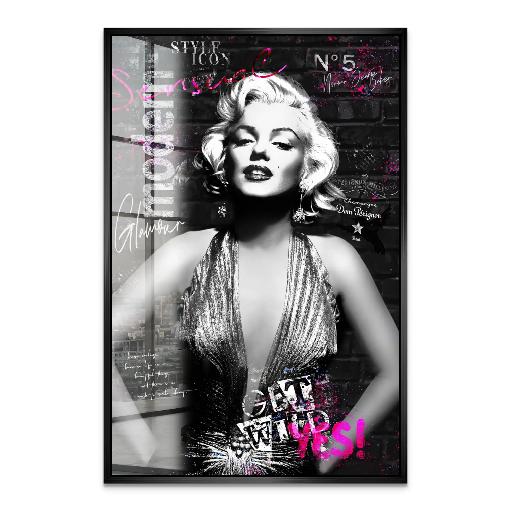 Marilyn Get Wild Acrylglas Bild INGALERIE