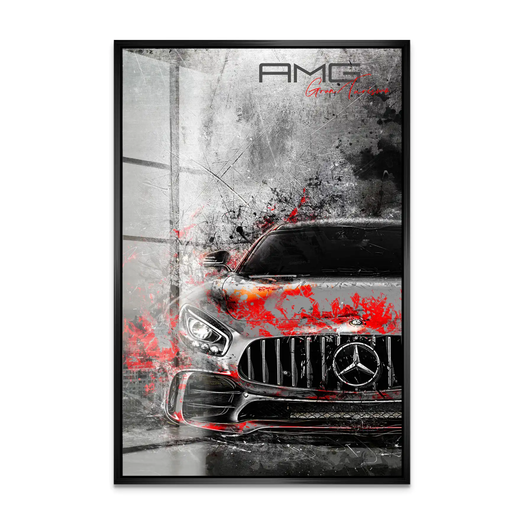 Mercedes AMG GT Abstrakt Modern Acrylglas Bild INGALERIE