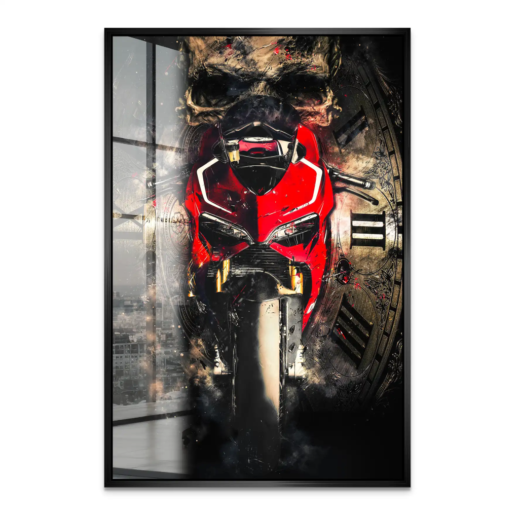 Ducati Totenkof Acrylglas Bild INGALERIE