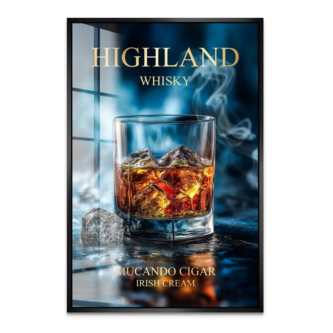 Highland Whisky Glow Acrylglas Bild