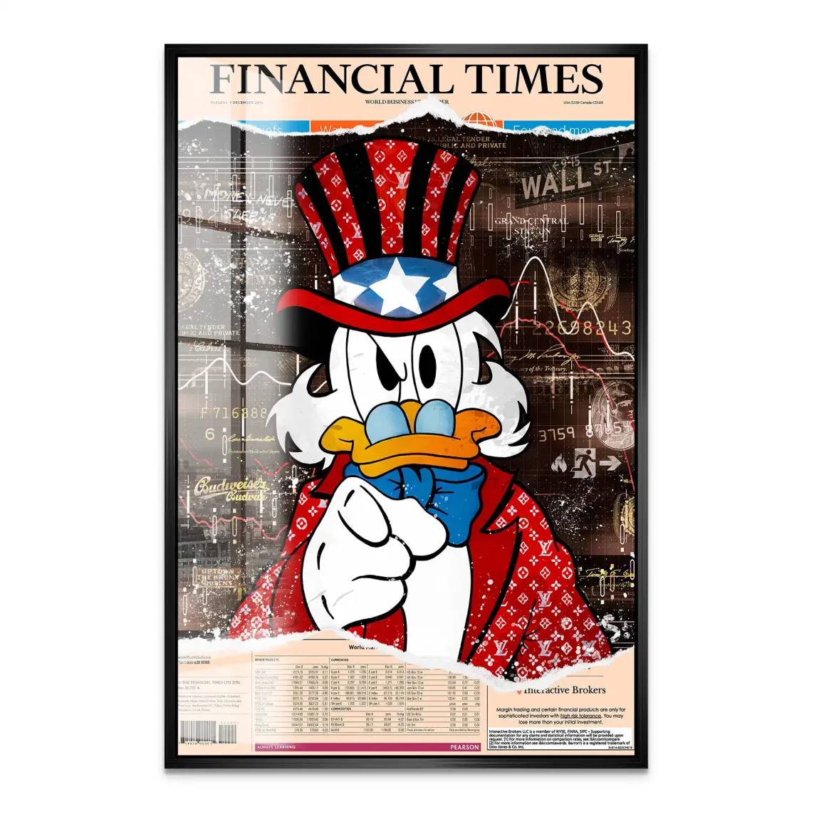 Dagobert Financial Times Acrylglas Bild