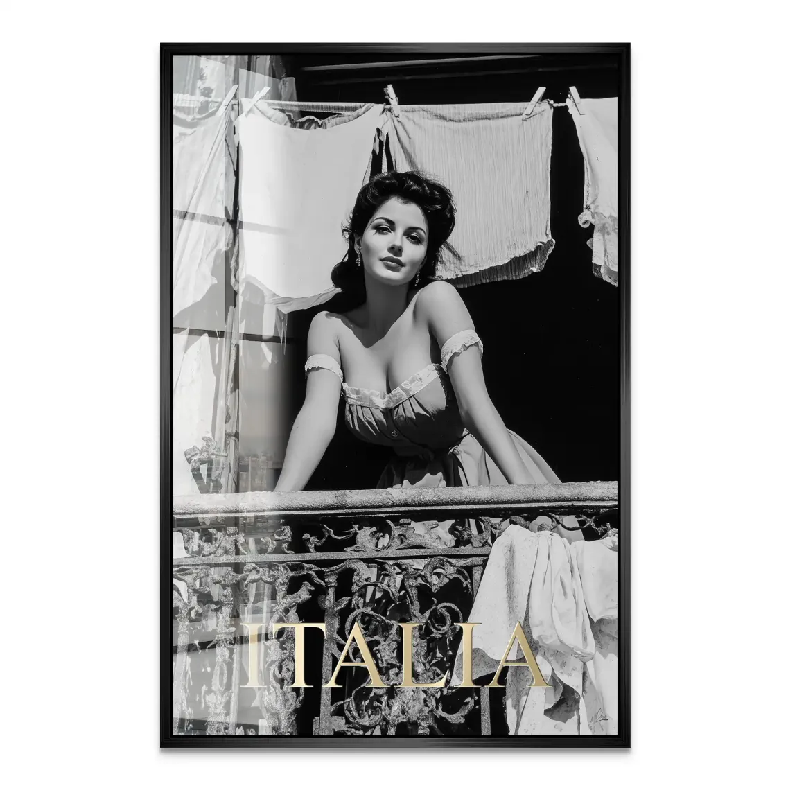 Bella Donna Noir Acrylglas Bild