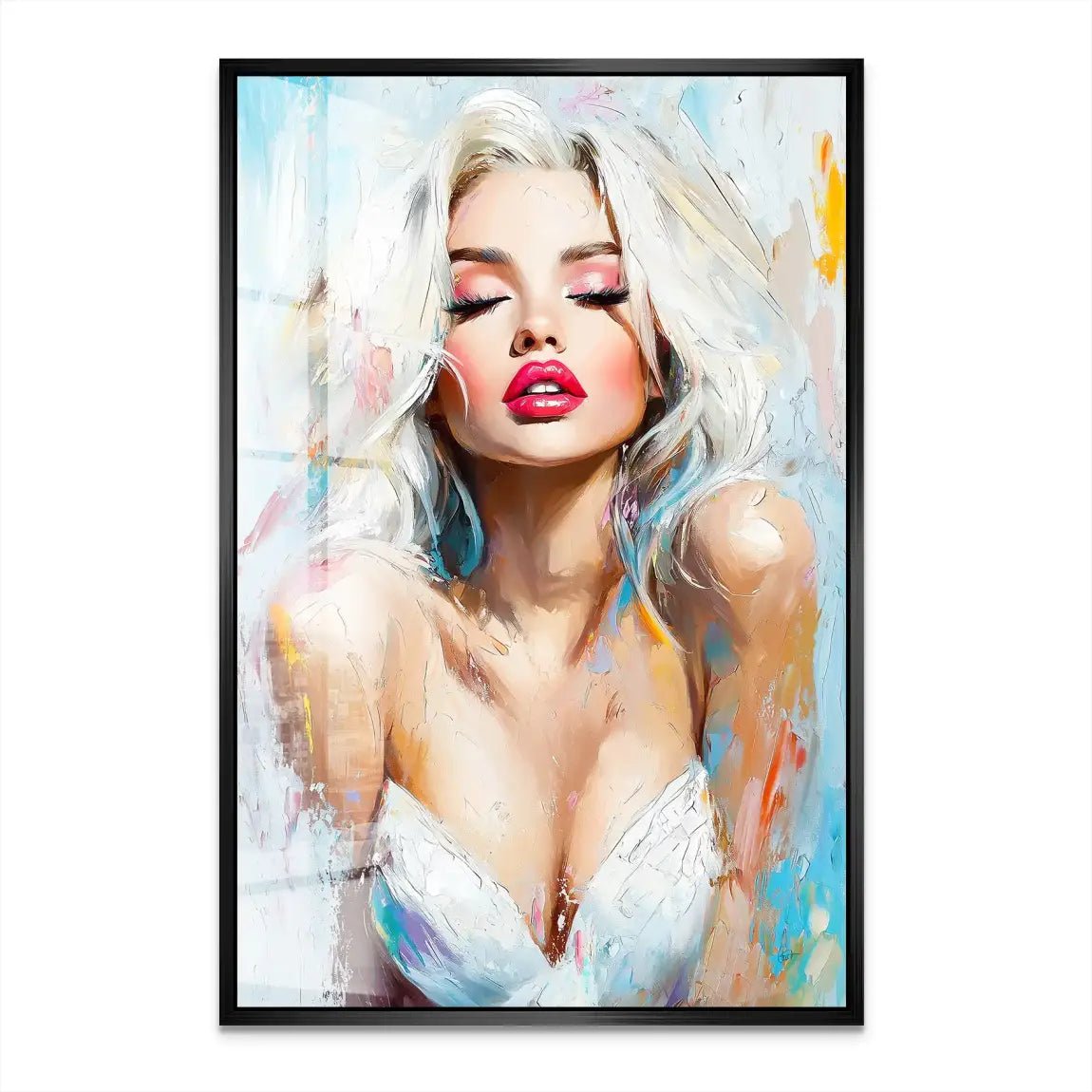 Blond Erotik Acrylglas Bild INGALERIE