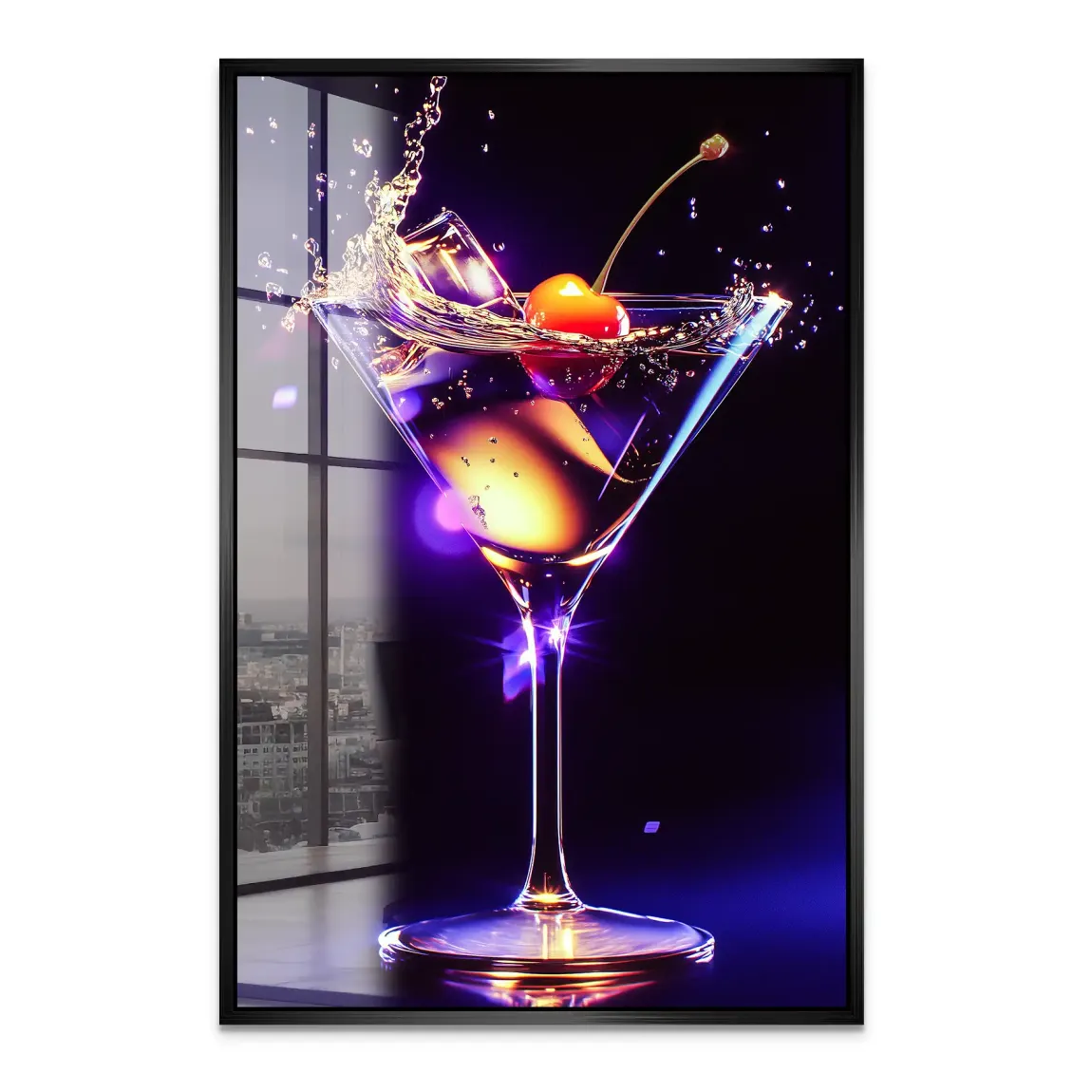 Kirschentanz im Cocktailschimmer Acrylglas Bild INGALERIE