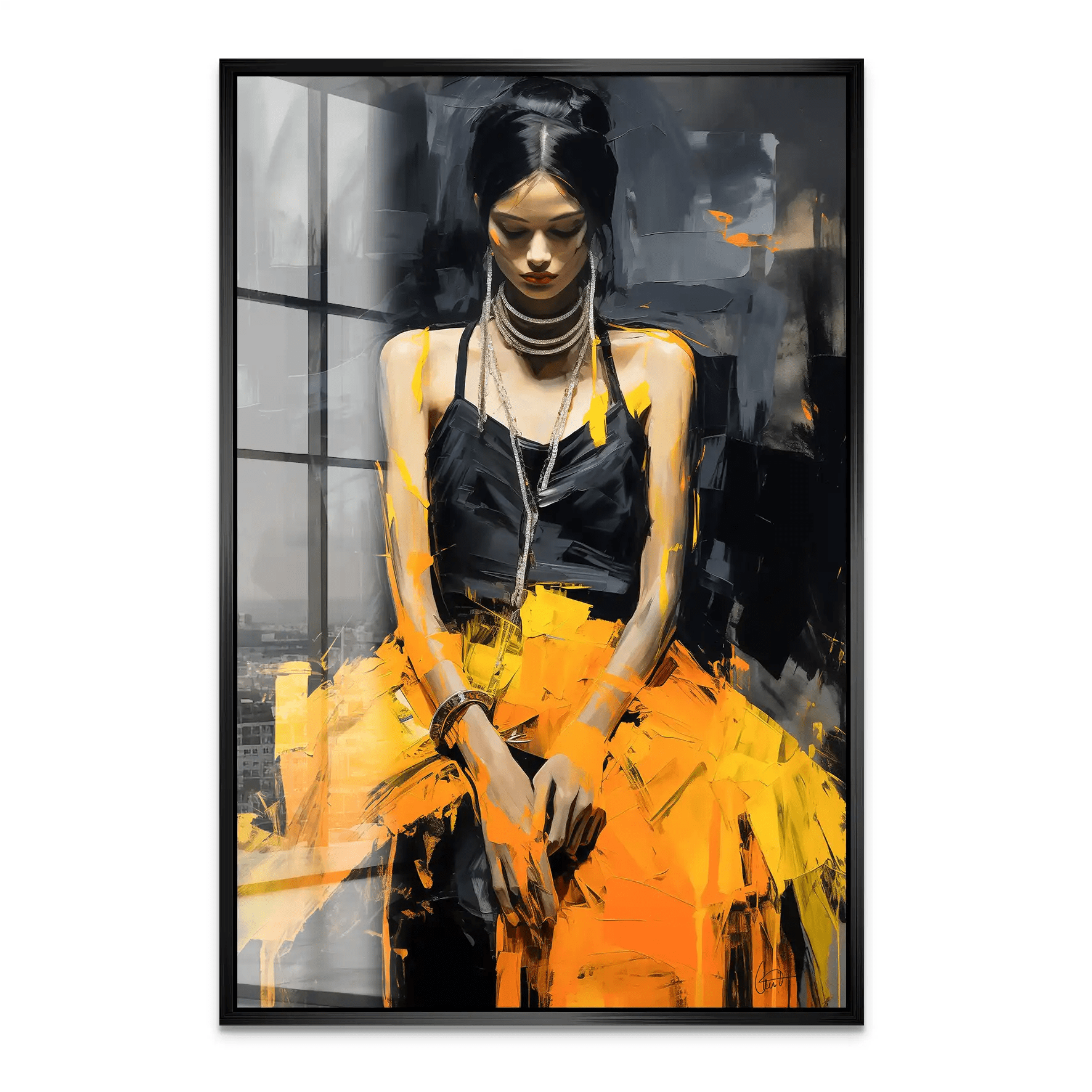 Beauty and Shy Acrylglas Bild INGALERIE