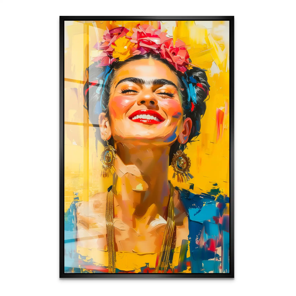 Frida Smile Acrylglas Bild INGALERIE