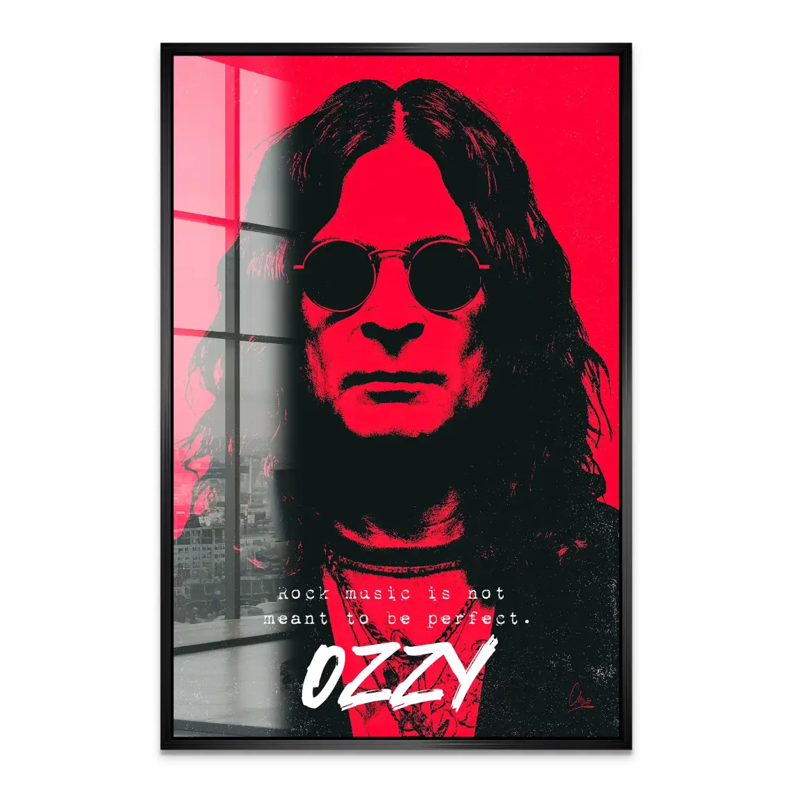 Ozzy Rock Spirit Acrylglas Bild