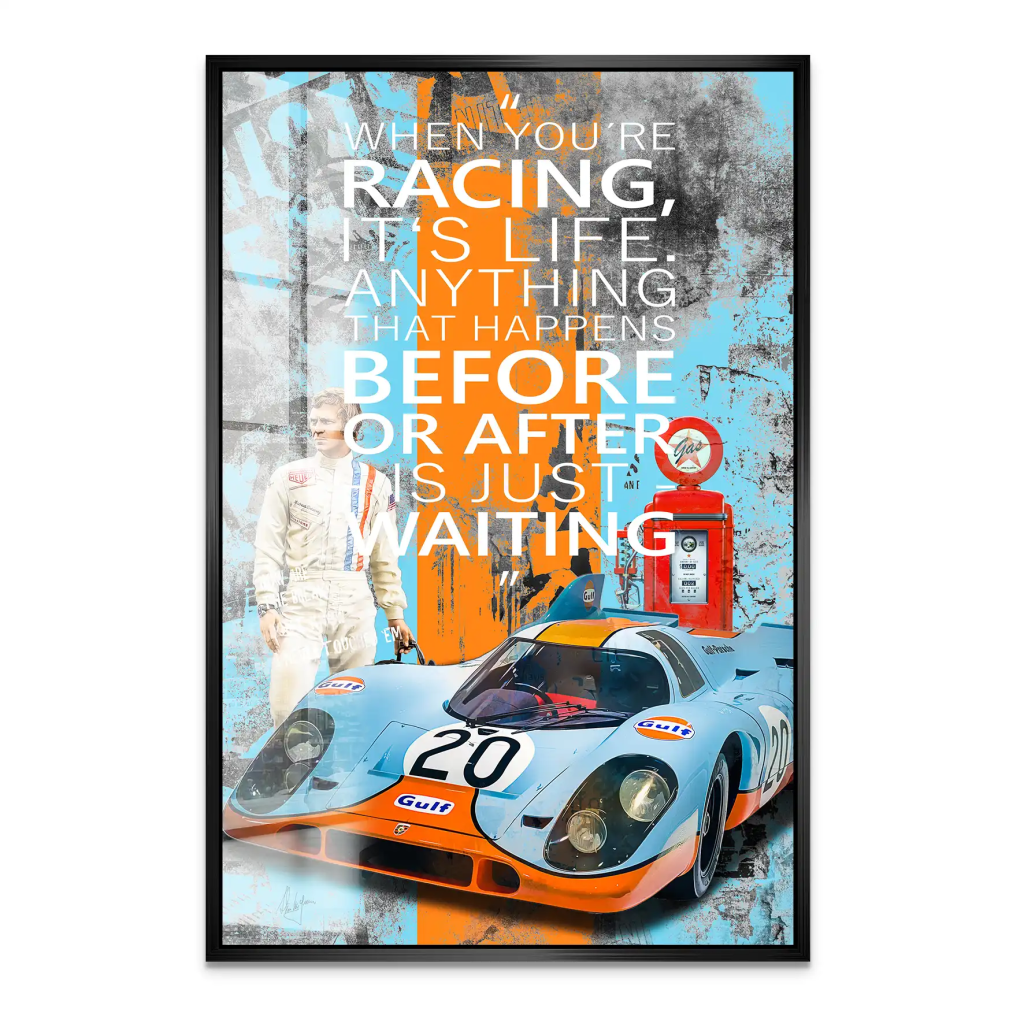 Steve Racing Is Life Acrylglas Bild INGALERIE