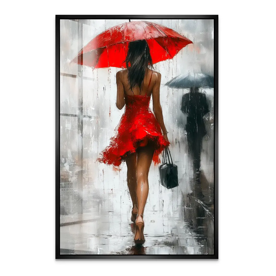 Walk in the Rain Acrylglas Bild