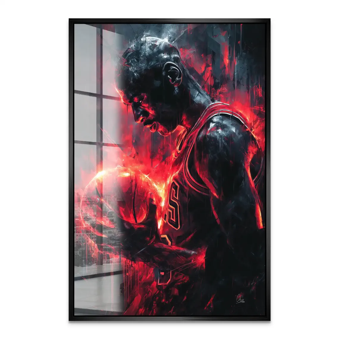 Heart of the Game Acrylglas Bild