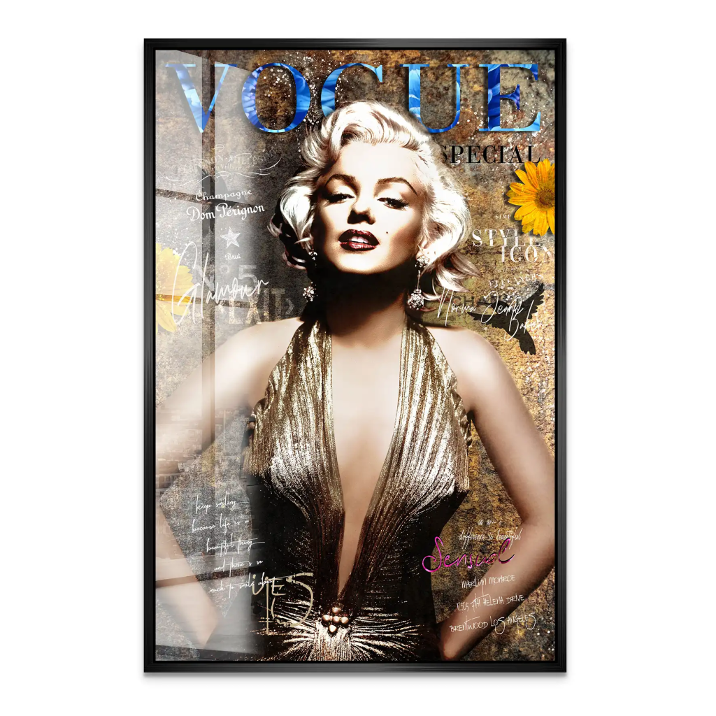 Marilyn Sensual Acrylglas Bild INGALERIE