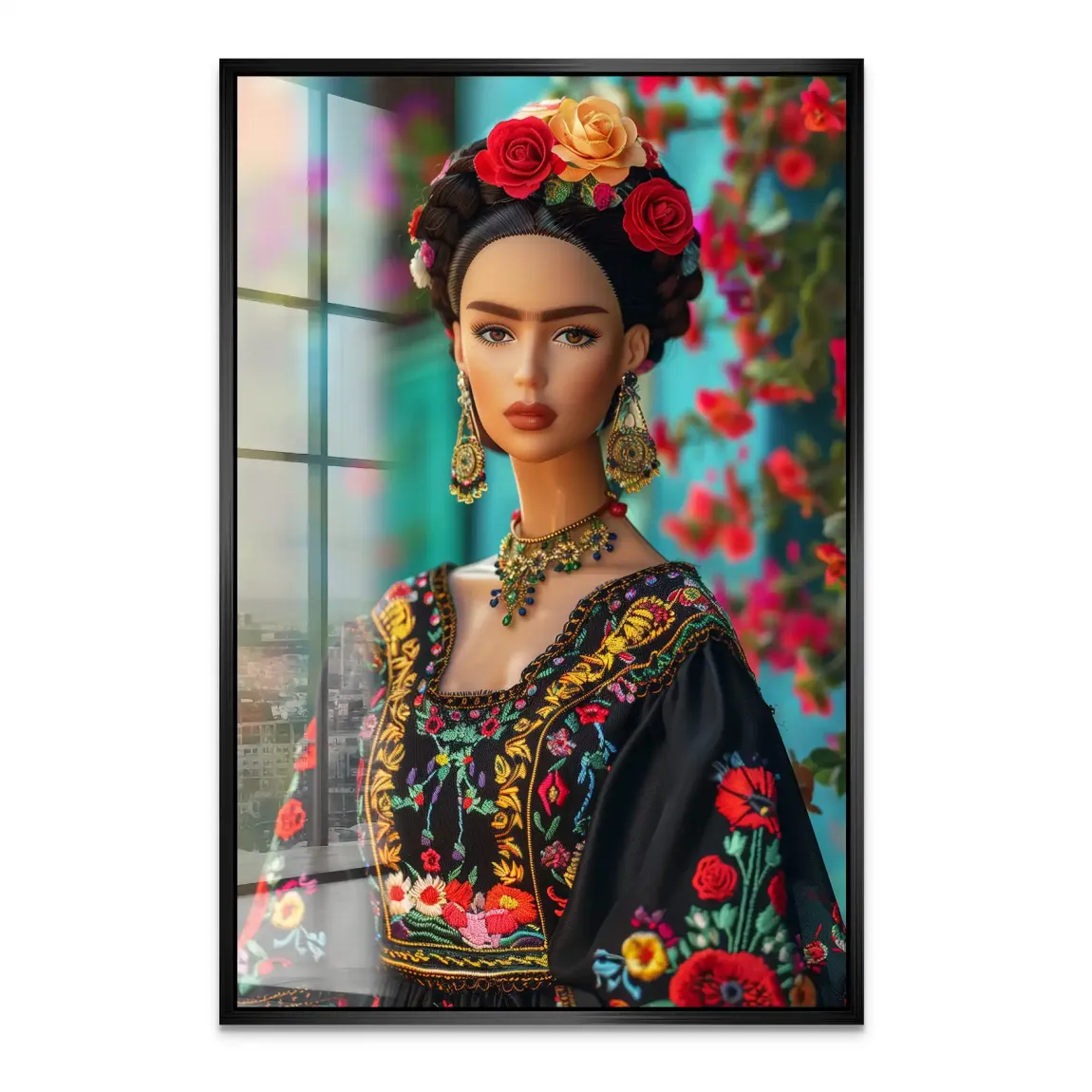 Frida Barbie Acrylglas Bild