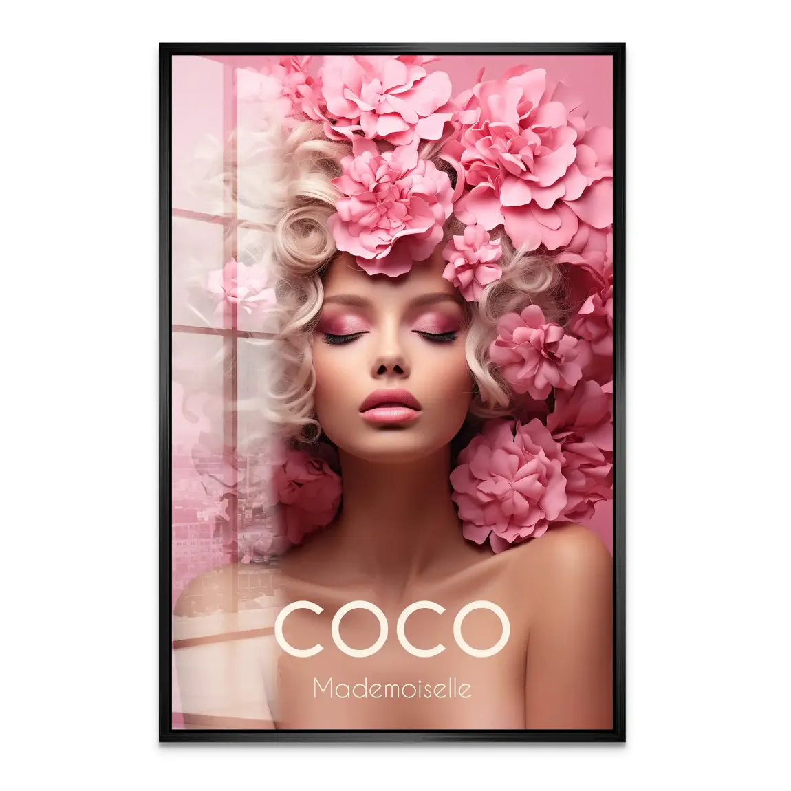 Coco Pink Elegance Acrylglas Bild