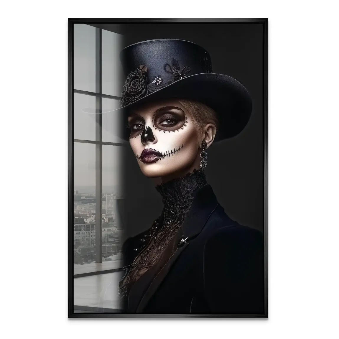 Lady of Shadows Color Acrylglas Bild INGALERIE