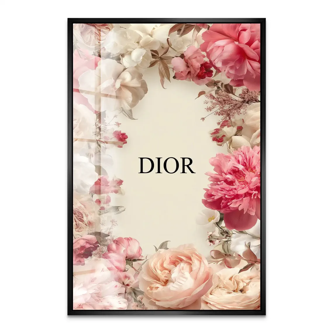 Floral Couture Acrylglas Bild - INGALERIE | Dein Onlineshop für moderne Wandbilder