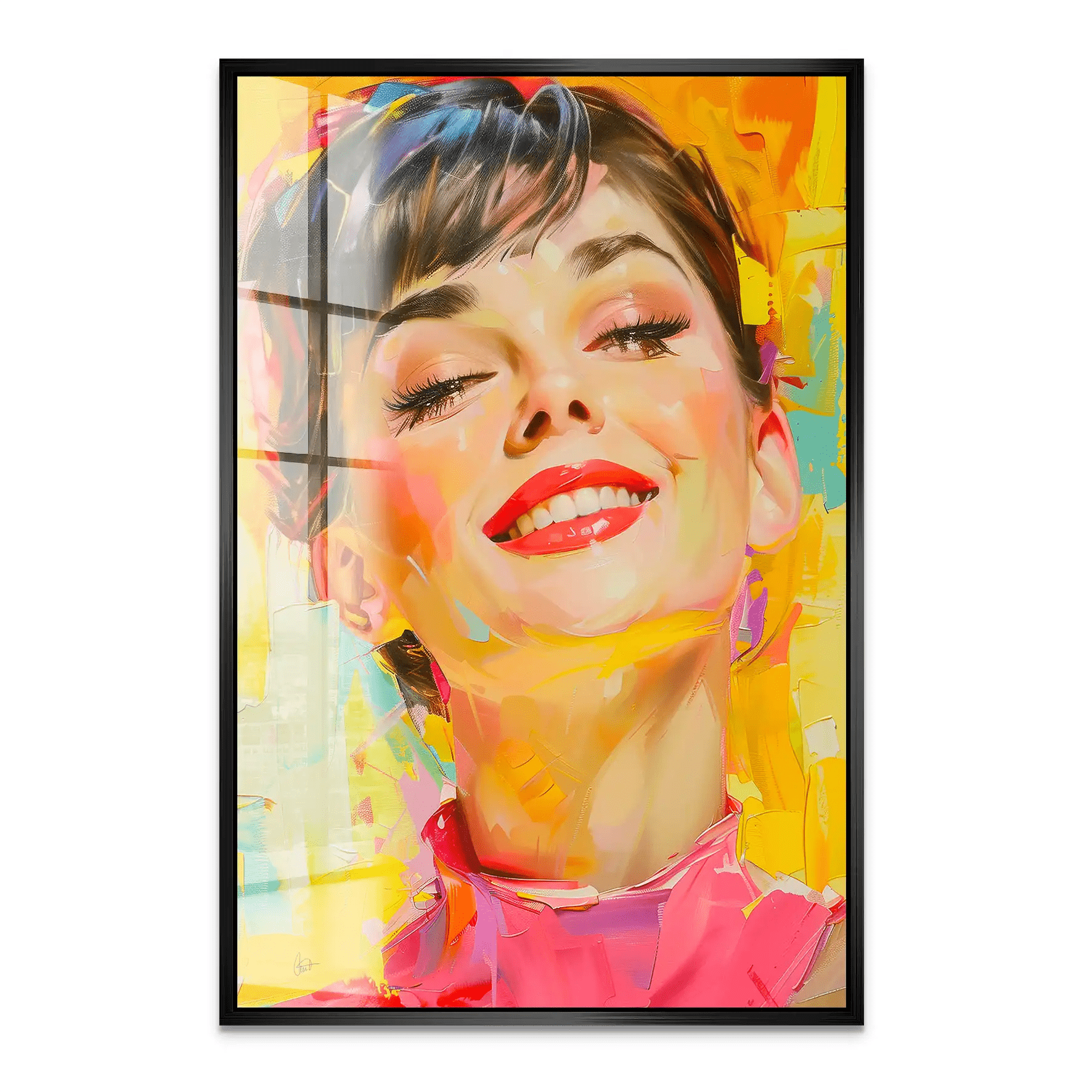 Audrey Modern Art Acrylglas Bild INGALERIE