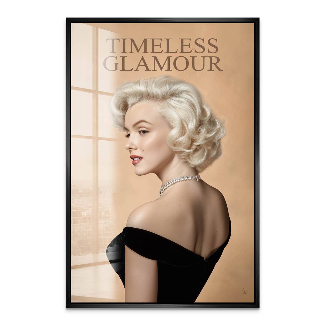 Marilyn Monroe Zeitlos Acrylglasbild