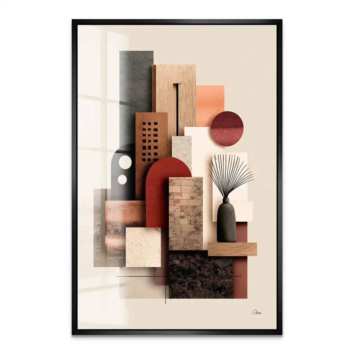 Urban Layers Elegance Acrylglas Bild INGALERIE