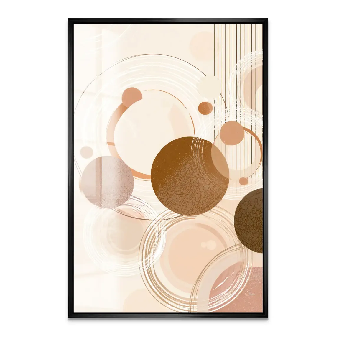 Circles of Timeless Acrylglas Bild INGALERIE