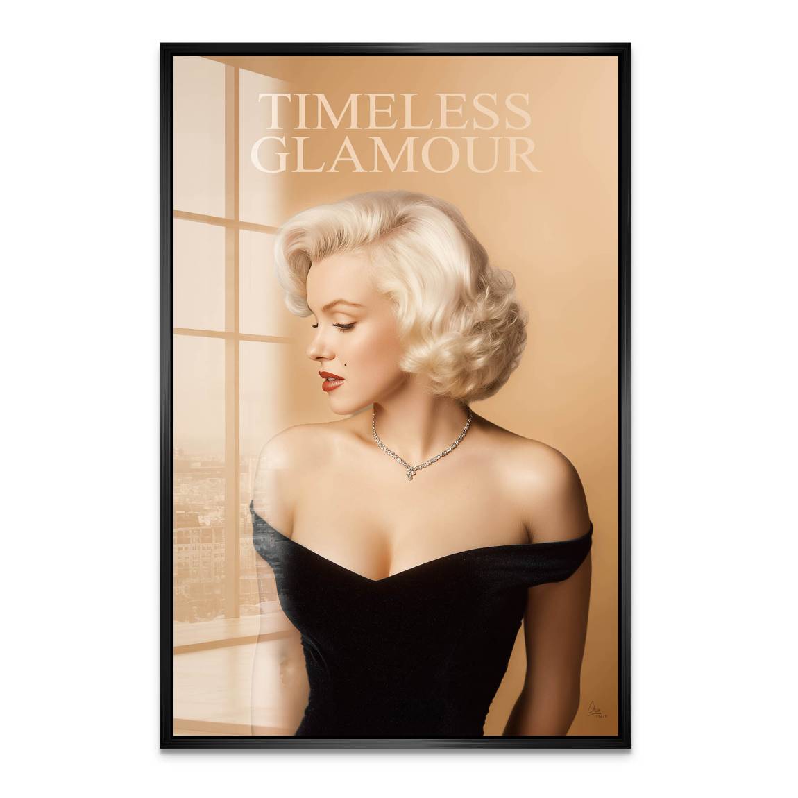 Marilyn Monroe Timeless Acrylglasbild
