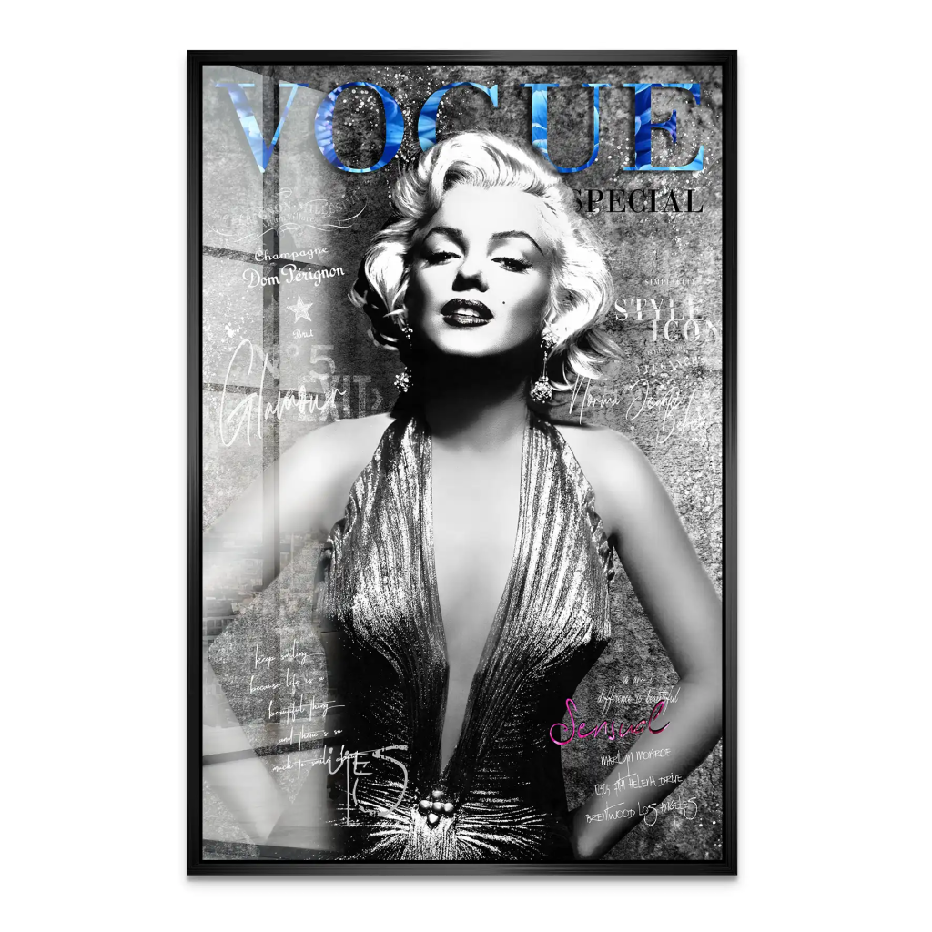 Marilyn Vogue Acrylglas Bild INGALERIE