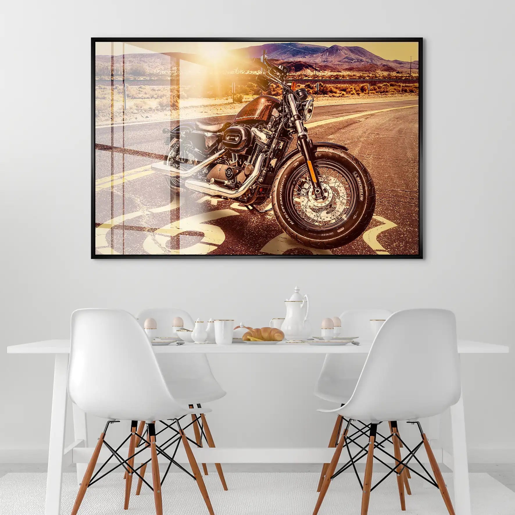 Harley Road Heritage auf Acrylglas INGALERIE