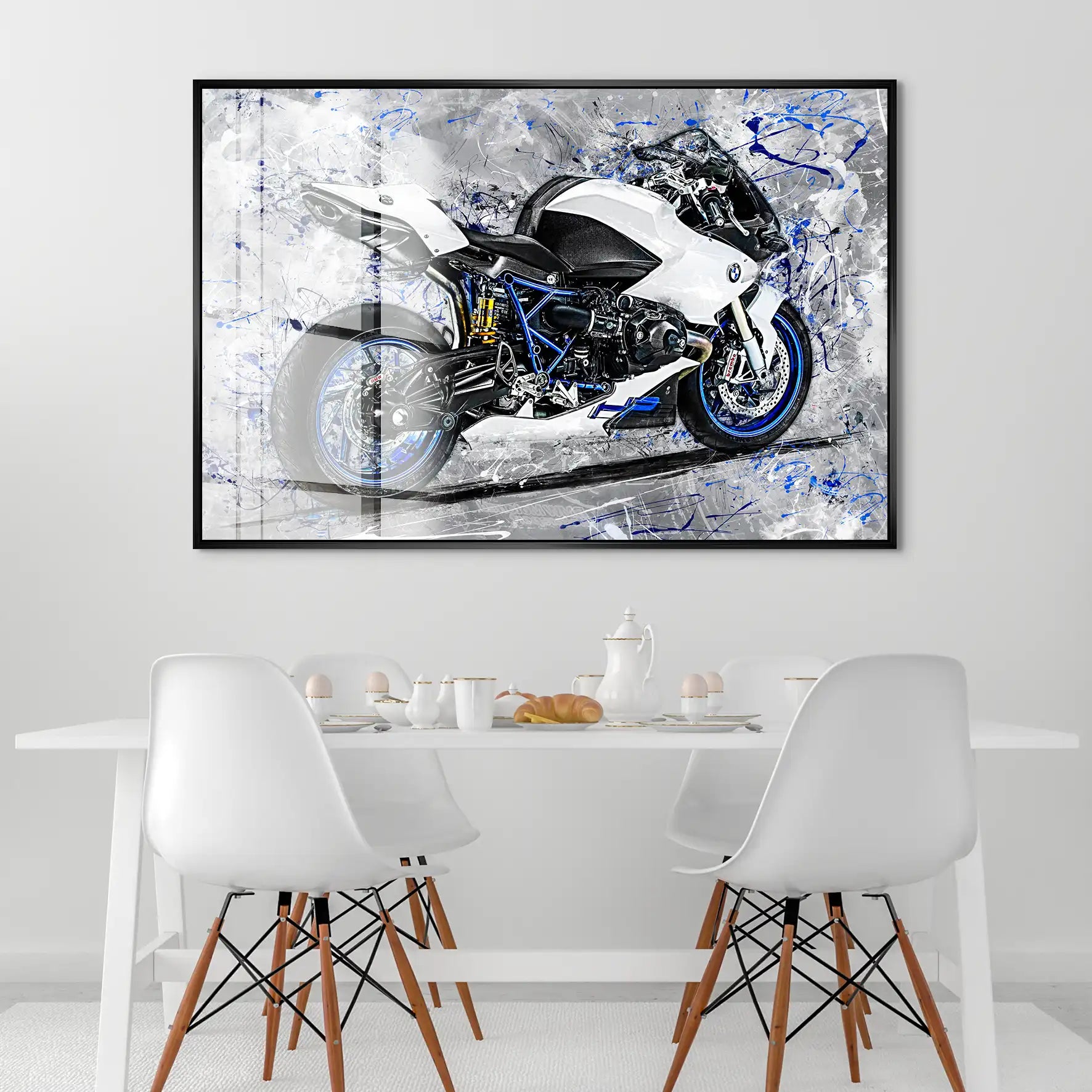 BMW HP2 Abstrakt Art Acrylglas Bild INGALERIE