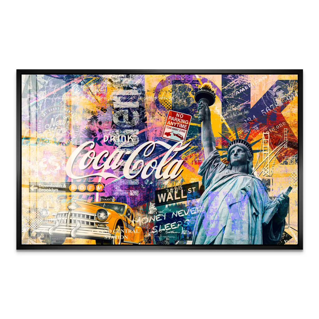 New York Pop Art Acrylglas Bild INGALERIE