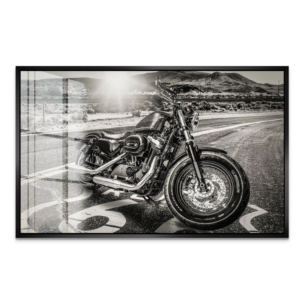 Route Heritage Edition – Harley Acrylglasbild INGALERIE